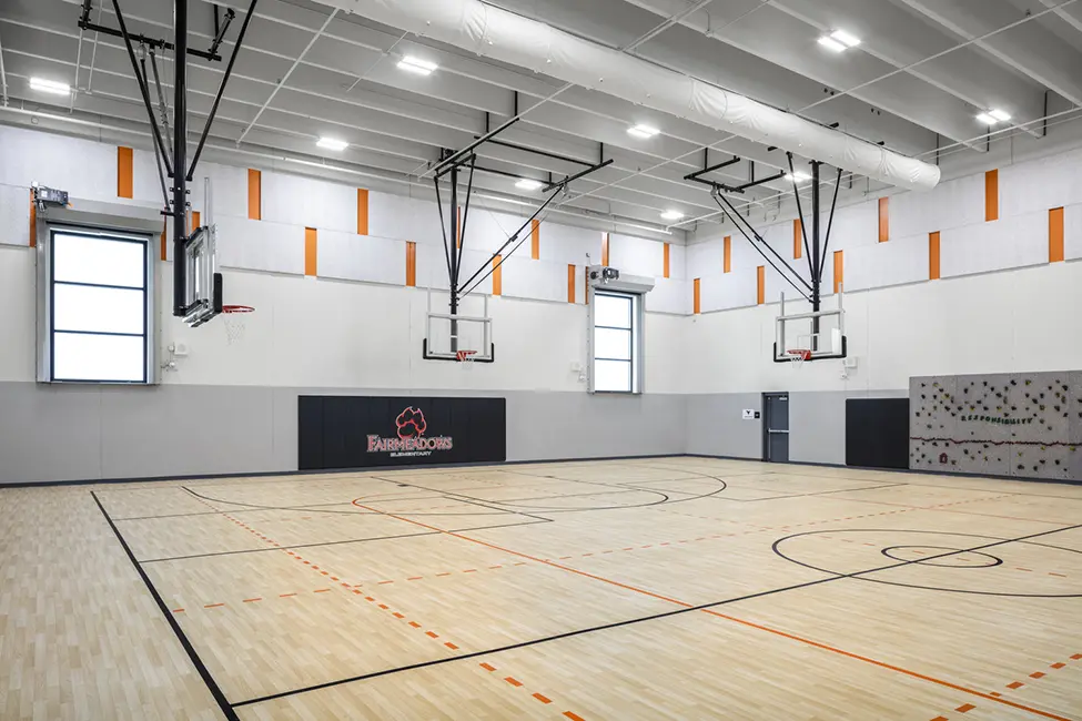 Gymnasium at West Des Moines Schools Fairmeadows Elementary