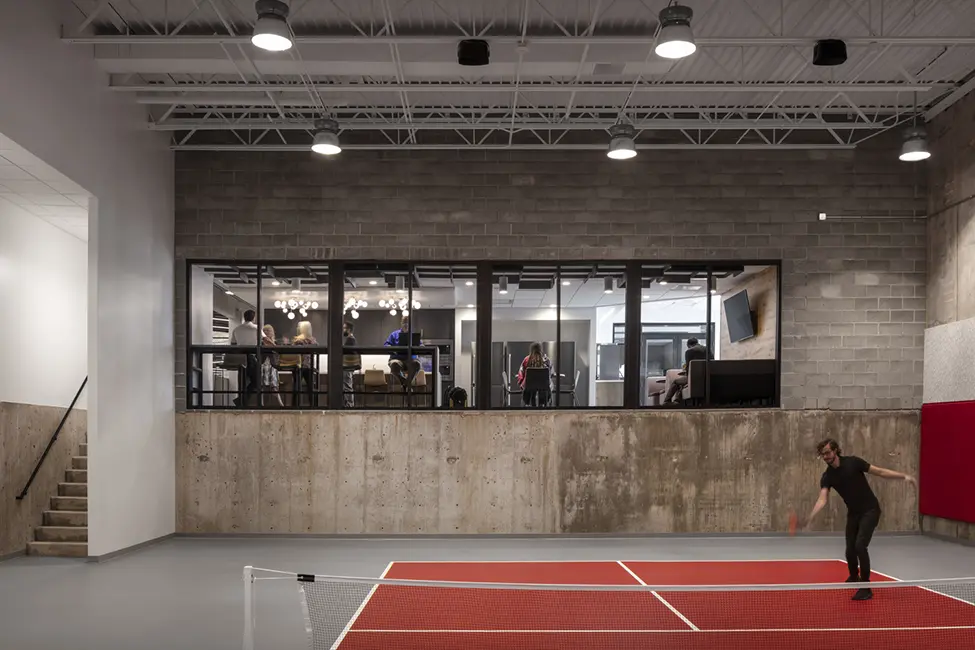 Office Gym Space, workout area, Pickle ball